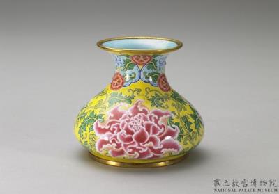 图片[2]-Splittoon with peony decor, Qing dynasty, Kangxi reign（1662-1722）-China Archive